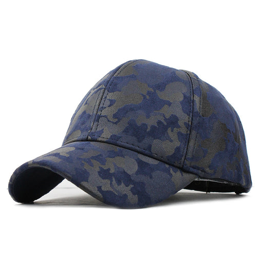 Load image into Gallery viewer, Camouflage Print Baseball Cap-unisex-wanahavit-Navy-Adjustable-wanahavit
