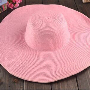 Load image into Gallery viewer, Large Beach Sun Visor Hat-women-wanahavit-Pink-wanahavit
