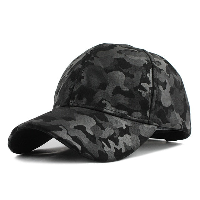 Camouflage Army Military Snapback Baseball Cap-unisex-wanahavit-F224Camouflage Black-Adjustable-wanahavit