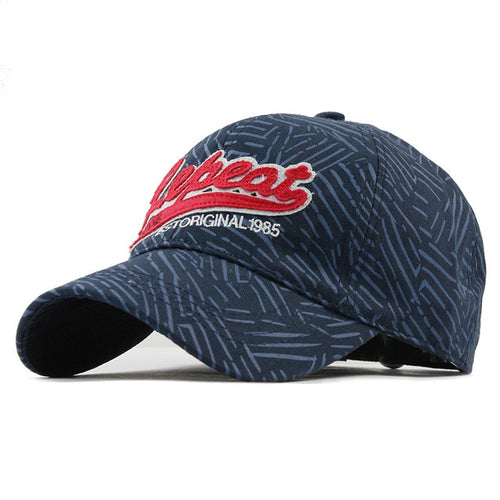 Load image into Gallery viewer, Repeat Jeans Patched Embroidered Baseball Cap-unisex-wanahavit-F119 Navy-Adjustable-wanahavit
