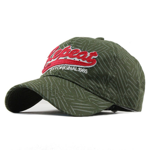 Load image into Gallery viewer, Repeat Jeans Patched Embroidered Baseball Cap-unisex-wanahavit-F119 Green-Adjustable-wanahavit

