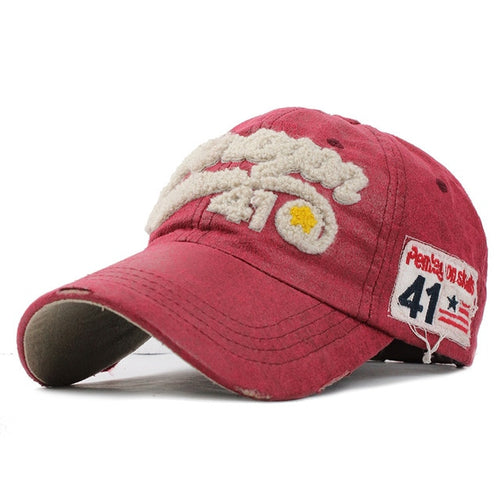Load image into Gallery viewer, Pentagon Embroidered Patch Cotton Baseball Cap-unisex-wanahavit-41 Red-56 TO 61CM-wanahavit
