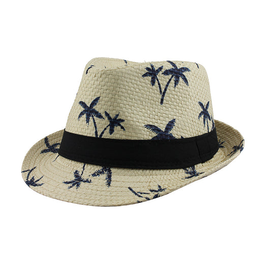 Load image into Gallery viewer, Panama Beach Straw Sun Hat-unisex-wanahavit-F304 Beige-wanahavit
