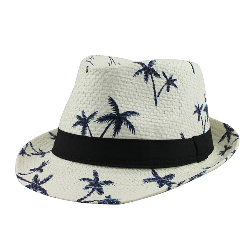 Panama Beach Straw Sun Hat-unisex-wanahavit-F304 Milk white-wanahavit