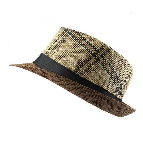 Load image into Gallery viewer, Striped Summer Sun Hat-unisex-wanahavit-F303 Dark coffee-wanahavit
