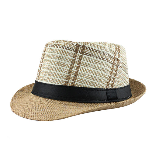Load image into Gallery viewer, Striped Summer Sun Hat-unisex-wanahavit-F303 Light coffee-wanahavit
