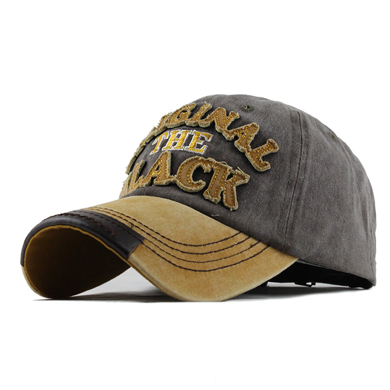 The Original Black Patched Baseball Cap-unisex-wanahavit-Yellow-Adjustable-wanahavit