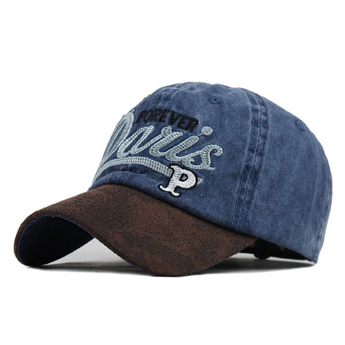 Load image into Gallery viewer, Forever Paris Patched Embroidered Snapback Baseball Cap-unisex-wanahavit-F605 Navy-Adjustable-wanahavit
