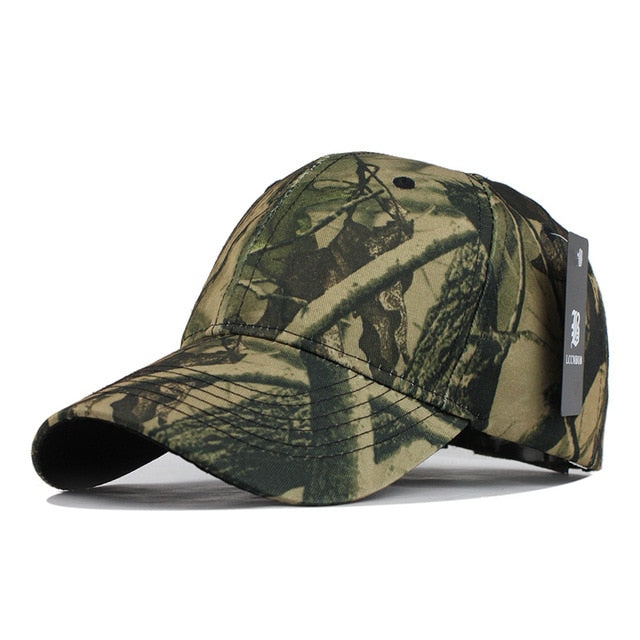 Army Camouflage Baseball Cap-unisex-wanahavit-F236 Dark Green-Nylon Fastener Tape-wanahavit