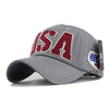 USA Embroidered Patched Letter Baseball Cap – Wanahavit