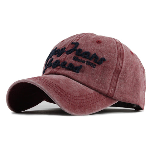 Load image into Gallery viewer, Play Jeans Legend Patched Baseball Cap-unisex-wanahavit-Red-Adjustable-wanahavit
