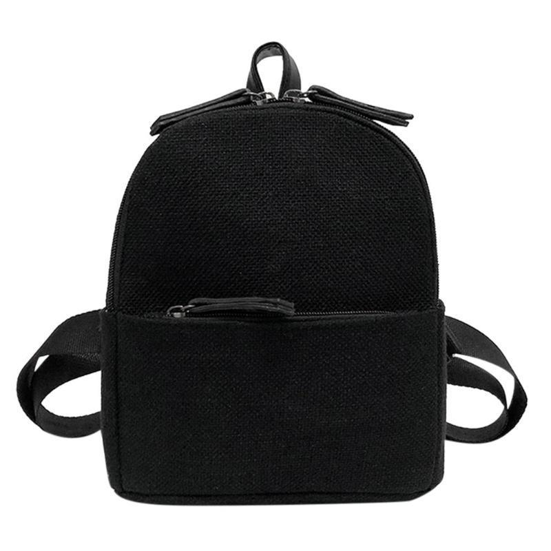 Fashion Mini Retro Straw Backpack-women-wanahavit-Black-wanahavit
