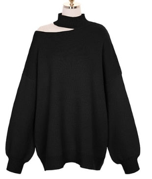 Load image into Gallery viewer, Winter Loose Autumn Elegant Knitted Warm Pullover Long Sleeve
