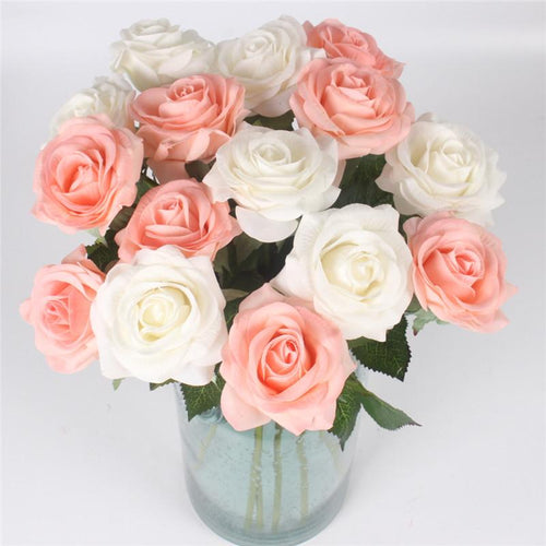 Load image into Gallery viewer, 11pcs Artificial Realistic Rose Bouquet-home accent-wanahavit-MIX 6-wanahavit
