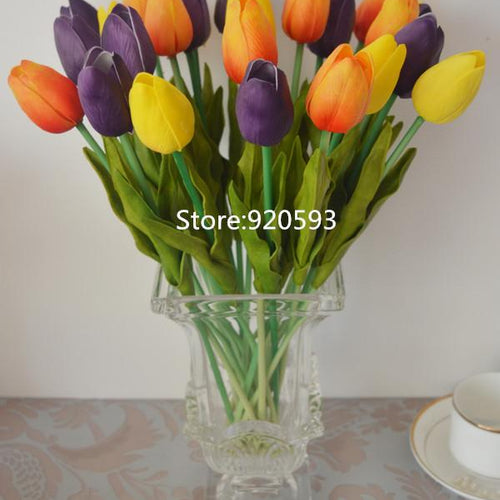 Load image into Gallery viewer, 31pcs Mini Tulip Flower-home accent-wanahavit-mix colors 4-wanahavit
