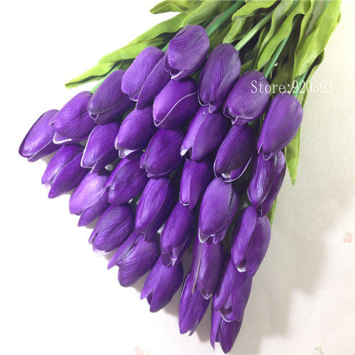 Load image into Gallery viewer, 31pcs Mini Tulip Flower-home accent-wanahavit-purple A-wanahavit
