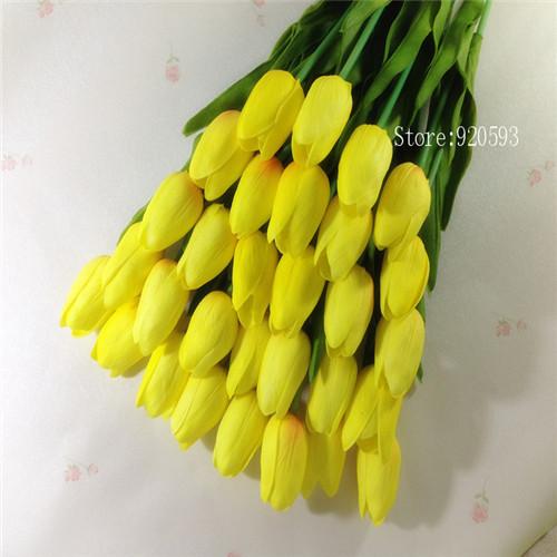 31pcs Mini Tulip Flower-home accent-wanahavit-yellow-wanahavit