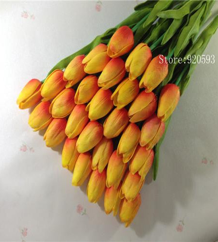 31pcs Mini Tulip Flower-home accent-wanahavit-Orange-wanahavit