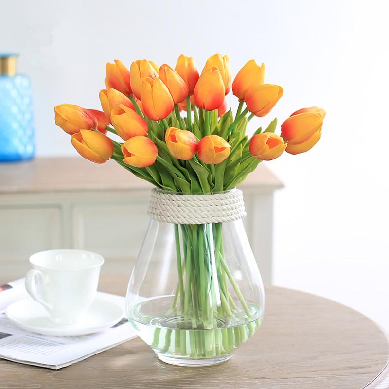 31pcs Mini Tulip Flower-home accent-wanahavit-Orange-wanahavit