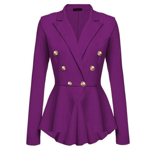 Load image into Gallery viewer, Gothic Casual Slim Fit Coat Blazer-women-wanahavit-Purple-S-wanahavit
