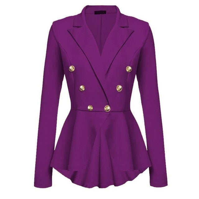 Gothic Casual Slim Fit Coat Blazer-women-wanahavit-Purple-S-wanahavit