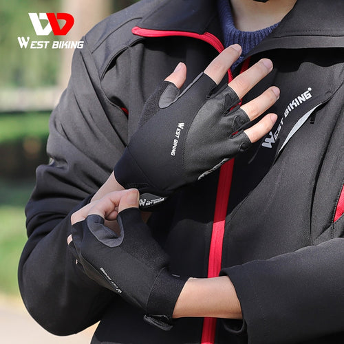 Load image into Gallery viewer, Summer Cycling Gloves MTB Mountain Road Bike Half Finger Gloves Men Women Bicycle Gym Fitness Non-slip Sports Gloves
