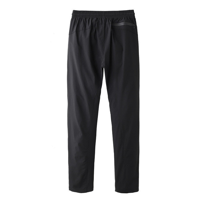 Hip Hop Harem Pants Spring Streetwear Elastic Waist Cargo Trousers Zipper Design Black Men's Clothing WB558