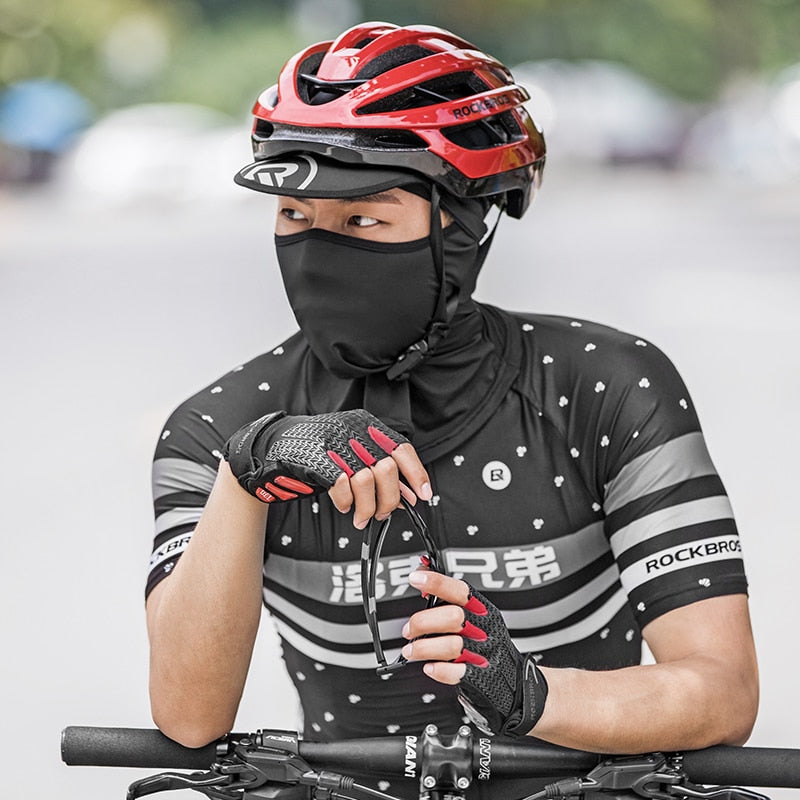 Summer Cycling Sunscreen Cap Bandana Men Bike Ice Silk Anti-UV Hat Bicycle Outdoor Sport Motorcycle Fishing Face Mask