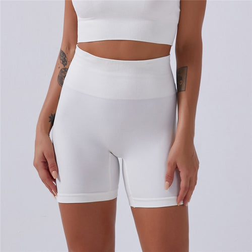 Load image into Gallery viewer, High Waist Women Seamless Gym Short Jogging Running Shorts Push Up Gym Compression Sports Shorts Yoga clothing For Women A012S
