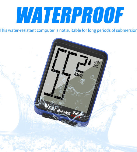 Wireless Wired Bike Computer Backlight Speedometer Odometer Rainproof Cycling Stopwatch MTB Road Bicycle Computer