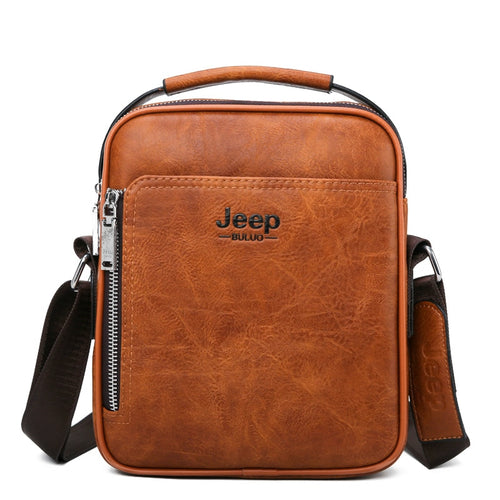 Load image into Gallery viewer, Men Messenger Bags High Quality Split Leather Large Capacity Bag
