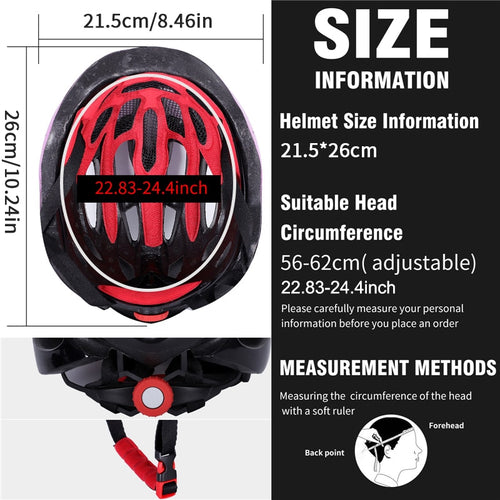 Load image into Gallery viewer, Bicycle Helmet Ultralight Integrally-molded Road Mountain MTB Bike Cycling Helmet  Men Women Safety Caps 56-62 CM
