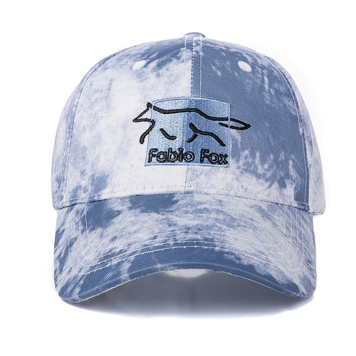 Load image into Gallery viewer, Tie Dye Printing Cap Cotton Fabio Fox Patch Fashion Baseball Cap Casual Adjustable Outdoor Streetwear Hat Cap
