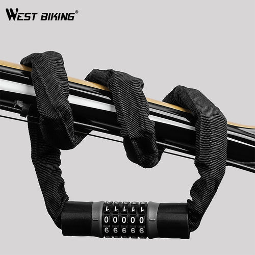 Load image into Gallery viewer, Bicycle Chain Lock 5 Password Digital Bike Lock Security Anti-Theft Motorcycle Cycling MTB Road Bike Accessories
