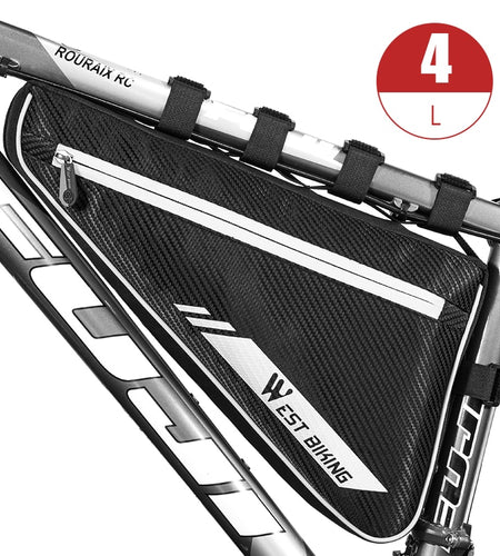4L Large Capacity Bicycle Bag Rainproof Triangle Frame Bag MTB Road Bike Repair Tools Pannier Cycling Accessories