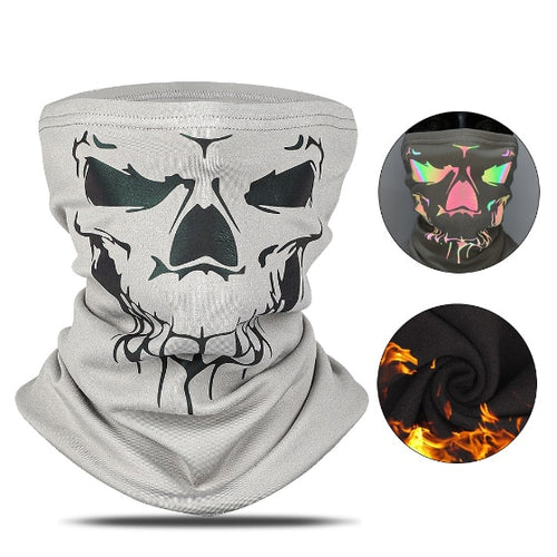 Load image into Gallery viewer, Winter Cycling Half Face Mask Breathable Warm Sports Headwear Reflective 3D Printed Bike Headband Protection Scarf
