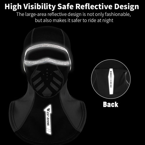 Load image into Gallery viewer, Winter Sport Cycling Cap Reflective Men Women Scarf Balaclava Neck Warmer Ski Bicycle Motorcycle Running Head Cap Hat
