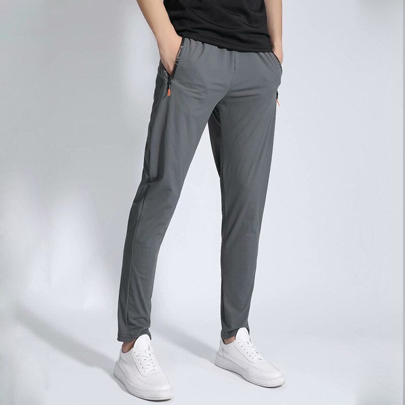 Mens Joggers Casual Pants Fitness Men Sportswear Tracksuit Bottoms Skinny Sweatpants Trousers Black Gyms Jogger Track Pants