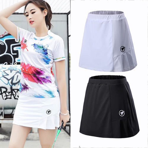 Load image into Gallery viewer, Women Summer Sports Skirt with Shorts Badminton table tennis Skorts Breathable Anti Leakage Yoga Golf Jogging Skirts
