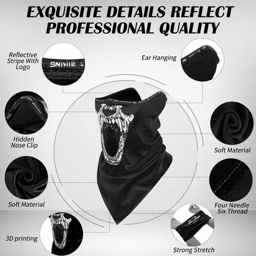 Load image into Gallery viewer, Winter 3D Print Sport Scarf Protection Thermal Neck Gaiter Bicycle Balaclava Men Women Cycling Fishing Headwear
