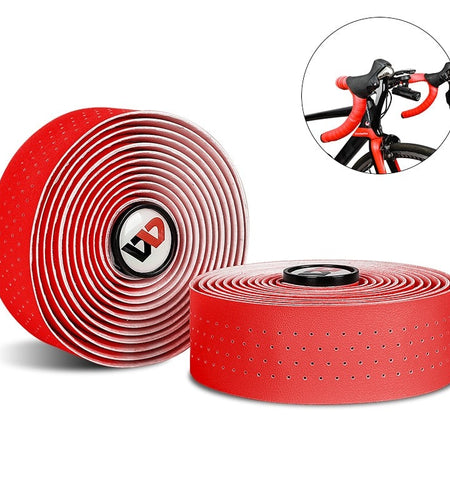 Road Bike Handlebar Tape EVA PU Bicycle Handlebar Tape Anti-slip Shock Absorption Cycling Wrap End Plug Accessories