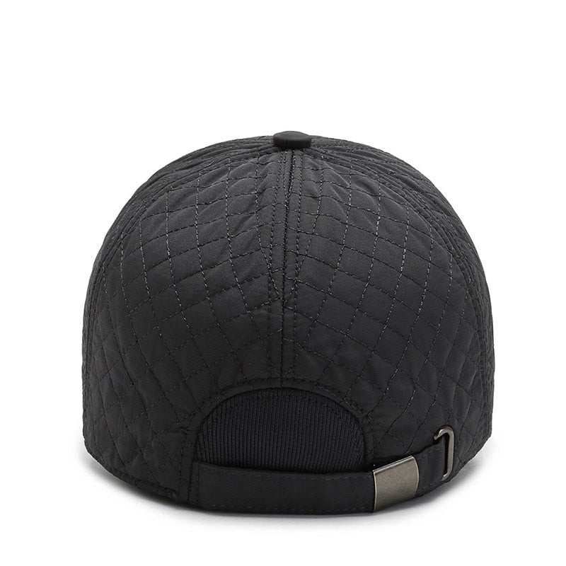 Warm Winter Caps for Men Women Cotton Baseball Cap Male Snapback Hats with Earflaps Plus Thick Velvet Bone Trucker Hat