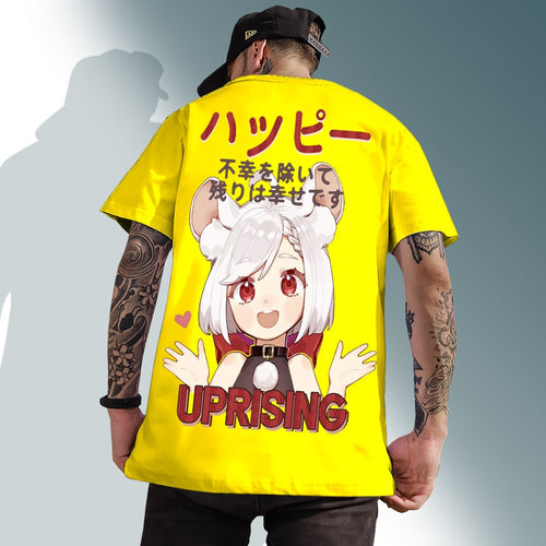 Load image into Gallery viewer, Japanese  Harajuku Cartoon Comics Print T-Shirt men Streetwear Summer Tops T Shirt Female Tshirt Oversized HipHop Style
