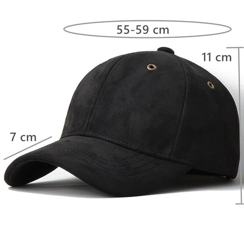 Load image into Gallery viewer, Solid Suede Brand Baseball Caps for Men Women Hip Hop Snapback Bone Gorras Casquette Homme Dad Hat Trucker Cap
