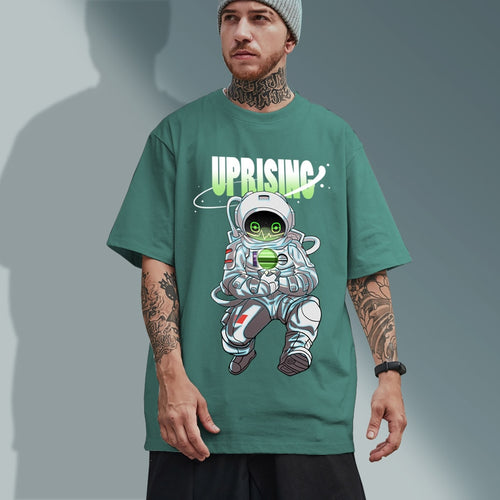 Load image into Gallery viewer, Men astronaut T Shirt Men Women Washed Do Old Streetwear T-shirts Summer Style High-Quality Top Tees Oversize Bear
