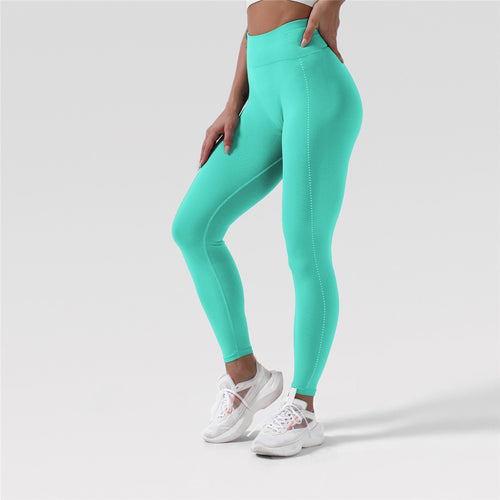 Load image into Gallery viewer, Sport Fitness Women Full Length Leggings 10 Colors Running Pants Comfortable And Formfitting Yoga Pants A001G
