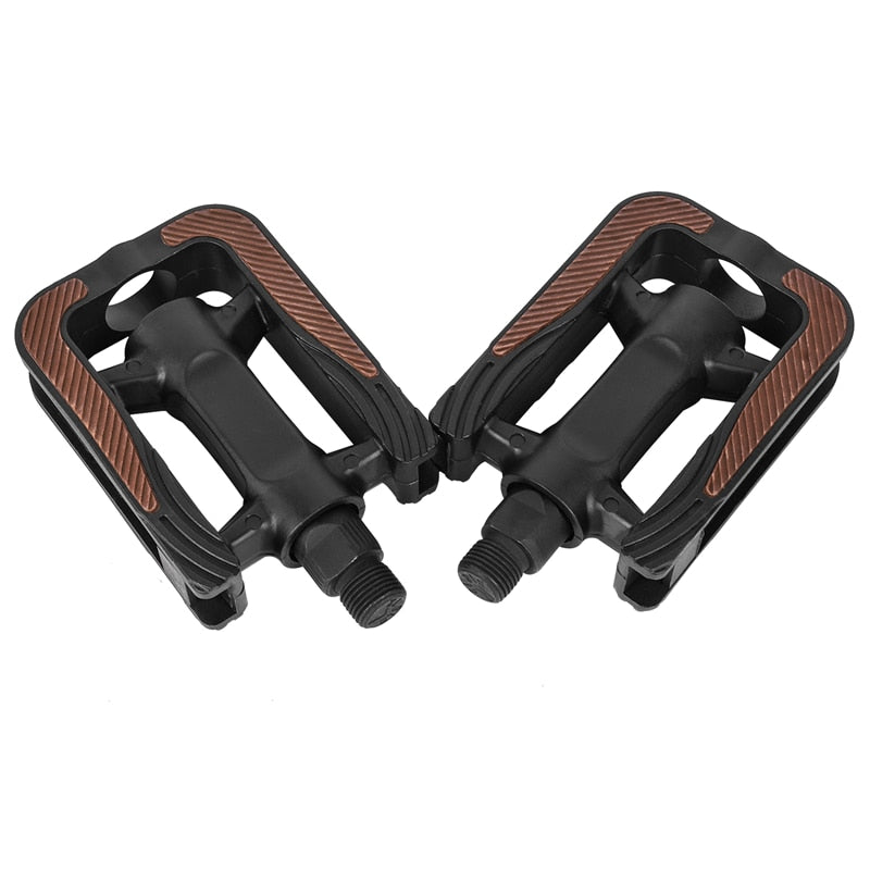 MTB Bike Pedals Ultralight Anti-slip Road Bicycle Pedals Bicycle Accessories Bearing Reflective 9/16'' Cycling Pedal