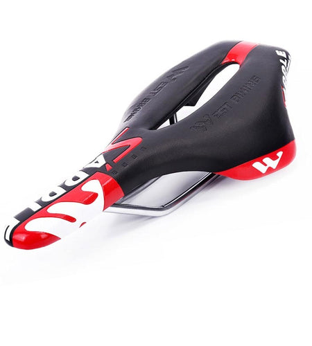 Bicycle Saddle Skidproof Bike Saddle Seat Cushion MTB Hollow  Road Mountain Red Cycling Bicycle Bike Saddle