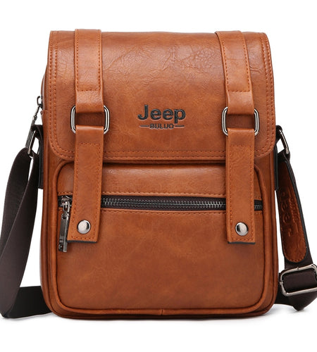 Man's Crossbody Shoulder Bag Large Capacity Leather Travel Tote Men Multi-function Messenger Bags New Arrivals