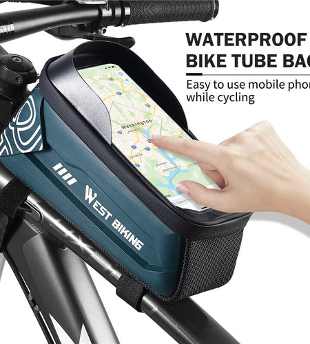 Waterproof Bicycle Bag Touchscreen Phone Case Large Capacity Front Handlebar Cycling Bag MTB Road Bike Accessories